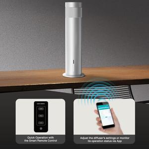 Difusor de Aroma Silencioso Portátil de Aleación de Aluminio sin Agua para Hoteles, Oficinas, con Aceite de Fragancia Silencioso, Aroma 360 - Product Image 4