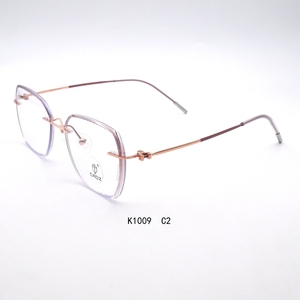 แว่นตา K1009 กรอบโลหะเมมโมรี่ น้ำหนักเบา ทนทาน ทันสมัย ดีไซน์ยืดหยุ่นเพื่อความสบาย - Product Image 6