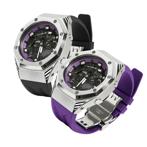 Kit de bracelet et de lunette en <span class=keywords><strong>acier</strong></span> inoxydable respirant de 45 mm pour G-Shock ZT-23, avec fermoir papillon, pour un look de luxe en gros - Product Image 3