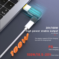 Adaptateur de chargeur d'alimentation pour ordinateur portable USB vers DC PD 100W, connecteur Type-C femelle vers prise jack DC mâle pour L.enovo/H.P/D.ell