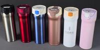 Mug de voyage isotherme en acier inoxydable de 500 ml, tasse thermos à double paroi avec couvercles pour café et eau