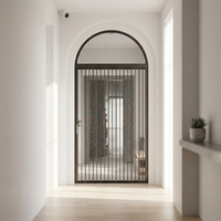 Moustiquaire invisible en acier inoxydable 20 mailles, design moderne, pour portes et fenêtres, anti-effraction, anti-moustiques, usage hôtelier, garantie 5 ans