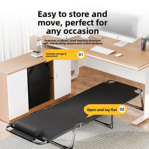 <span class=keywords><strong>Lit</strong></span> pliant <span class=keywords><strong>ultra</strong></span>-léger OEM avec matelas en coton perlé, <span class=keywords><strong>lit</strong></span> <span class=keywords><strong>de</strong></span> camping portable pour l'extérieur, canapé-<span class=keywords><strong>lit</strong></span> pliant simple pour adulte - Product Image 5