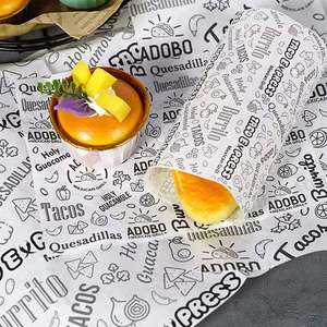 Papel de Silicona Antiadherente para Envolver Sándwiches, Cuadrado, con Impresión de Logotipo Personalizable, para Hamburguesas, Pizza, Pan y Comida para Llevar - Product Image 4