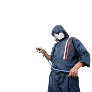 Combinaison de pulvérisation de peinture ESD antistatique bleu marine - Product Image 1