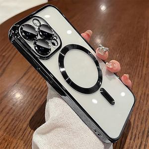 Funda de teléfono móvil magnética galvanizada al <span class=keywords><strong>mejor</strong></span> <span class=keywords><strong>precio</strong></span> para iPhone 16 15 14 13 12 11 Pro Max, funda para <span class=keywords><strong>Samsung</strong></span> <span class=keywords><strong>S22</strong></span> S23 S24 S25 Ultra - Product Image 5