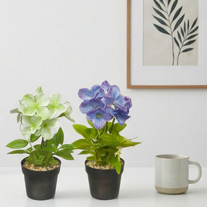 Artificial Succulent <b>Spring</b> Blossom Tabletop Pot Indoor Home Office Desk <b>Decor</b> Colorful Faux Plant Gift Idea Premium Quality - Product Image 1