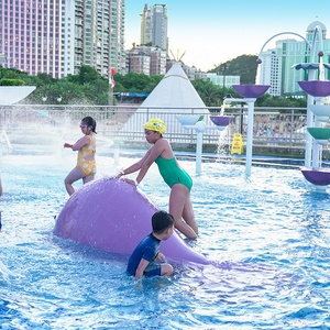 Diseño de tobogán acuático de fibra de vidrio para interiores comerciales, equipo de almohadilla para salpicaduras para niños para piscina Aqua <span class=keywords><strong>Park</strong></span> - Product Image 5