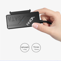 Adaptateur USB 3.0 vers SATA VONN avec alimentation 12V DC UASP, câble de disque dur SATA USB pour convertisseur SSD HDD 2,5 et 3,5 pouces