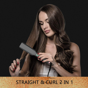 <span class=keywords><strong>Lisseur</strong></span> de <span class=keywords><strong>cheveux</strong></span> professionnel 3D LCD en titane PTC flottant 1,75'' avec panneau tactile avancé, chauffage rapide et <span class=keywords><strong>protection</strong></span> contre la surchauffe - Product Image 5