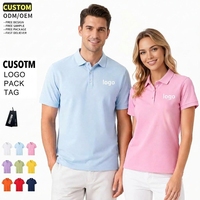 Chemises polo brodées personnalisées de haute qualité à séchage rapide, cadeaux promotionnels d'été, uniformes de travail, t-shirts pour hommes, vêtements