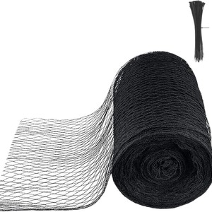 Filet anti-oiseaux Chengye noir en PE sans nœuds 100Mx2M pour la protection des vergers et jardins, idéal pour cerises, raisins et bassins - Product Image 1