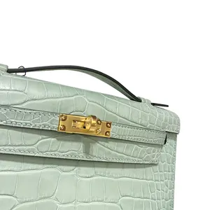 Handmade Custom-made Imported Crocodile Leather Ladies Bag Luxury Brand Handbag Fashion Shoulder Bag 6U
