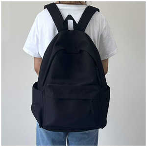 Mochila versátil de color sólido para escuela secundaria y mochila escolar de gran capacidad - Product Image 5