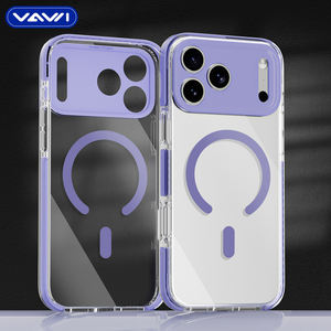 <span class=keywords><strong>Coque</strong></span> de téléphone VAWI V-P06 pour <span class=keywords><strong>iPhone</strong></span> 17 Pro Max, série Air Candy, étui mignon pour fille avec cordon de suspension extérieur - Product Image 1