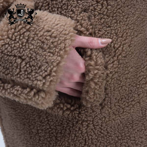 Manteau Long d'hiver en laine de mouton pour femmes 2020, <span class=keywords><strong>Teddy</strong></span> <span class=keywords><strong>Bear</strong></span>, manteau en fourrure, <span class=keywords><strong>veste</strong></span> de <span class=keywords><strong>Teddy</strong></span>, vente en gros - Product Image 6