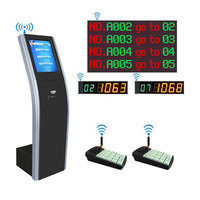 Système de gestion de files d'attente Qmatic Smart Bank Win10 avec appel de client et affichage LCD LED – Équipement de service