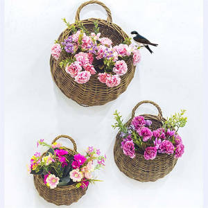 Pots suspendus <span class=keywords><strong>en</strong></span> bambou 10 pouces, grands jardinières, cintre <span class=keywords><strong>tressé</strong></span>, cône, <span class=keywords><strong>jardinière</strong></span> <span class=keywords><strong>en</strong></span> liège, mignon, faux bol, pont <span class=keywords><strong>en</strong></span> fer, miroir, lune - Product Image 1