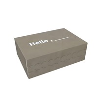 Boîtes d'expédition en carton ondulé recyclables personnalisées avec logo imprimé, fermeture éclair auto-adhésive et bande de déchirement pour l'e-commerce (vente en gros)