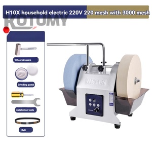 Nouvelle machine à aiguiser électrique à double roue, petite meuleuse à couteaux domestique refroidie à l'<span class=keywords><strong>eau</strong></span>, 220V - Product Image 6