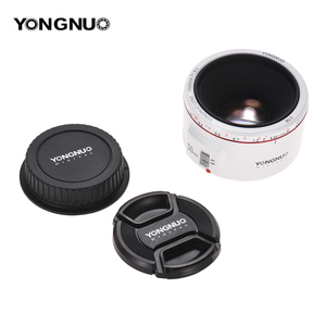 Yongnuo YN50mm F1.8 II Trắng AF/MF 0.35m tập trung khoảng cách tiêu chuẩn Prime Máy ảnh ống kính cho Canon DSLR máy ảnh - Product Image 6