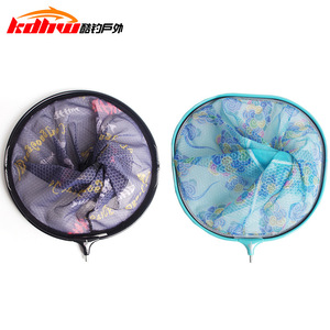 Cabeza de red de pesca redonda desmontable, plegable tipo panal, material de poliéster 30354045 para accesorios de pesca - Product Image 5