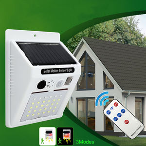 إشارة إنذار Durlitecn بالطاقة الشمسية مضادة للماء تثبت على الحائط بثلاث سرعات مع مستشعر حركة وحدة تحكم عن بعد - Product Image 1