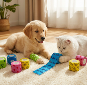 Forniture di Pronto Soccorso per Animali Domestici: Bende Coesive Autoadesive per Cani e Bovini (Vendaje, Fip Ab Vet, <span class=keywords><strong>Coban</strong></span>, Ralgro) - Product Image 1