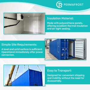 Chất lượng tuyệt vời năng lượng mặt trời colddrooms Tủ đông 40ft cho sữa Sản phẩm lưu trữ - Product Image 2