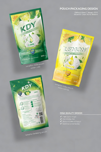 Sachet support pour liquide vaisselle en poudre de savon à lessive recyclé personnalisé de 500ml, 1l, emballage de tampons étanche à l'humidité, sacs de recharge pour le lavage - Product Image 3