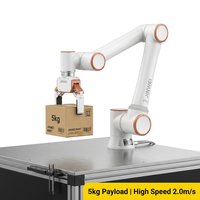 Cobot JINWEI FR5 de 5 kg y 922 mm, 6 Ejes, IP54, ISO 10218, CR CE, 2.0 m/s, 0.02 mm, para Manipulación de Materiales, Atención de Máquinas y Paletización