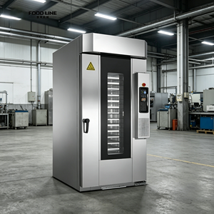 Four à convection électrique commercial 4 plateaux avec ventilateur, four grille-pain à convection à porte française, rôtissoire - Product Image 3