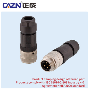 7/8 connecteur connecteur <span class=keywords><strong>étanche</strong></span> Signal mâle femelle IP67 connecteur <span class=keywords><strong>étanche</strong></span> plastique assemblé prise - Product Image 4