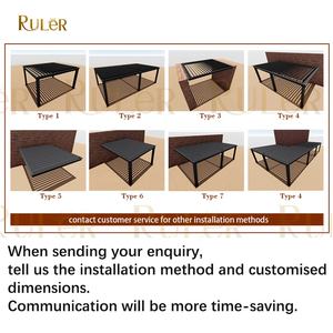 Pérgola Bioclimática Motorizada de Aluminio para <span class=keywords><strong>Patio</strong></span> y Jardín, Techo de Láminas para Protección Solar, Pérgola Moderna para Exteriores - Product Image 2