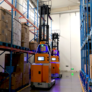 Xe nâng tự hành 3D SLAM, xe vận chuyển tự hành 1.5T 3M, xe nâng AGV cho giải pháp tự động hóa kho hàng, hậu cần nhà máy - Product Image 1