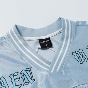 เสื้อยืดคอกลมถักลายดาวอักษรและตัวเลขสำหรับผู้ชาย ขายดีปี 2025 ทรงปกติ สไตล์สปอร์ตแคชชวล ผ้าฝ้าย 100% - Product Image 4