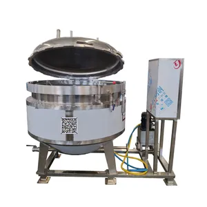 Zhongtai autocuiseur à pression de 300L entièrement automatisé marmite à pression électrique autocuiseur à mélange inclinable