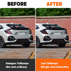 ไฟท้าย DK Motion สำหรับ <span class=keywords><strong>Honda</strong></span> <span class=keywords><strong>Civic</strong></span> Hatchback <span class=keywords><strong>TypeR</strong></span> รุ่นที่ 10 ไฟท้าย LED <span class=keywords><strong>Civic</strong></span> FK7 <span class=keywords><strong>FK8</strong></span> ปี 2016 - 2020 ไฟท้าย ไฟท้ายรถ - Product Image 3