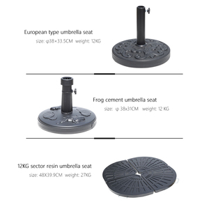 Trung Quốc Chất lượng cao bãi biển vườn ô cơ sở 10kg 30kg 50kg 80kg 120kg lớn dù che cơ sở tùy chỉnh - Product Image 2