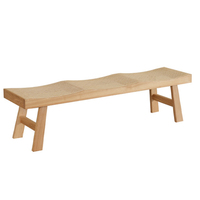 Lit en bois massif de style japonais en chêne, idéal pour petit appartement, moderne et simple, style rondins, lit double, mobilier de chambre, grand lit double