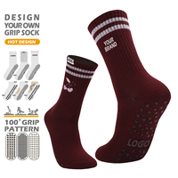 Chaussettes antidérapantes personnalisées pour femmes pour le fitness, le Pilates, le yoga, chaussettes de sport personnalisées, chaussettes antidérapantes pour le Pilates