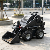 Mini-chargeuse compacte multifonctionnelle avec divers accessoires, conforme aux normes EPA Euro 5, pour l'aménagement paysager et l'agriculture