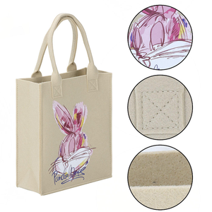 Sac de rangement en feutre personnalisable (logo/taille) largement utilisé, idéal pour le salon, design pliable, écologique et durable - Product Image 6