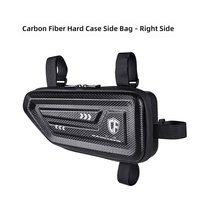Sac de rangement latéral en fibre de carbone, coque rigide, étanche, pochette à outils pour Honda Cross Cub CC110, pièces de modification de moto rétro