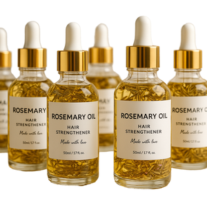 Organic Rosemary Castor Jojoba Infused Herbal <strong>Dry</strong> <strong>Scalp</strong> Strengthening <strong>Oil</strong> Hair-Loss Prevention Nourishing Growth <strong>Treatment</strong> - Product Image 2