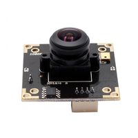 Módulo de Cámara USB Smeiker 3MP WDR 1920x1080 H.264 MJPEG 30FPS Mini Cámara Web UVC con Lente Ojo de Pez de 180 Grados para Cajeros Automáticos, Robots y Quioscos, Plug & Play