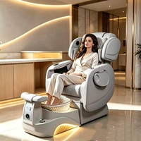 Nouveau modèle de fauteuil de pédicure massant vendu directement en usine, avec bassin de spa pour les pieds