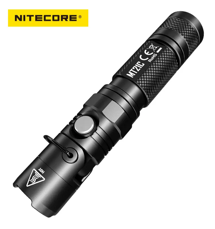 NITECORE MT21C Senter LED, 5 Tahun Garansi 1000 Lumens Multi Fungsi Magnetik 90 Derajat Dapat Disesuaikan