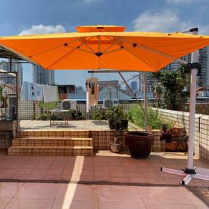 Jardín al aire libre grande <span class=keywords><strong>2</strong></span>,5*<span class=keywords><strong>2</strong></span>,5 <span class=keywords><strong>m</strong></span>/<span class=keywords><strong>3</strong></span>*3m/Dia 3m sombrilla Sol de aluminio a prueba de viento romano voladizo paraguas - Product Image 1