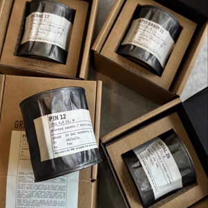 RTS 73*73 * H75mm di ferro vuoto vuoto può decorare in modo unico Vintage barattolo di candela ondulato contenitore di candela con logo personalizzato - Product Image 1